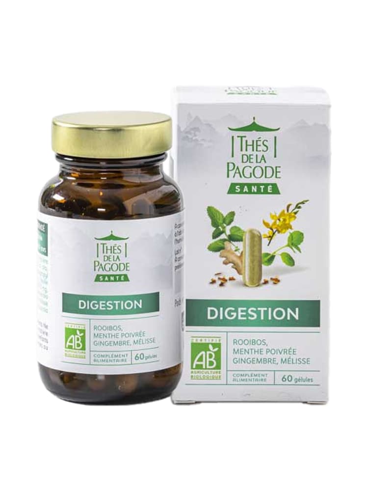 Thés de la Pagode Complément Alimentaire Digestion 60 Gélules