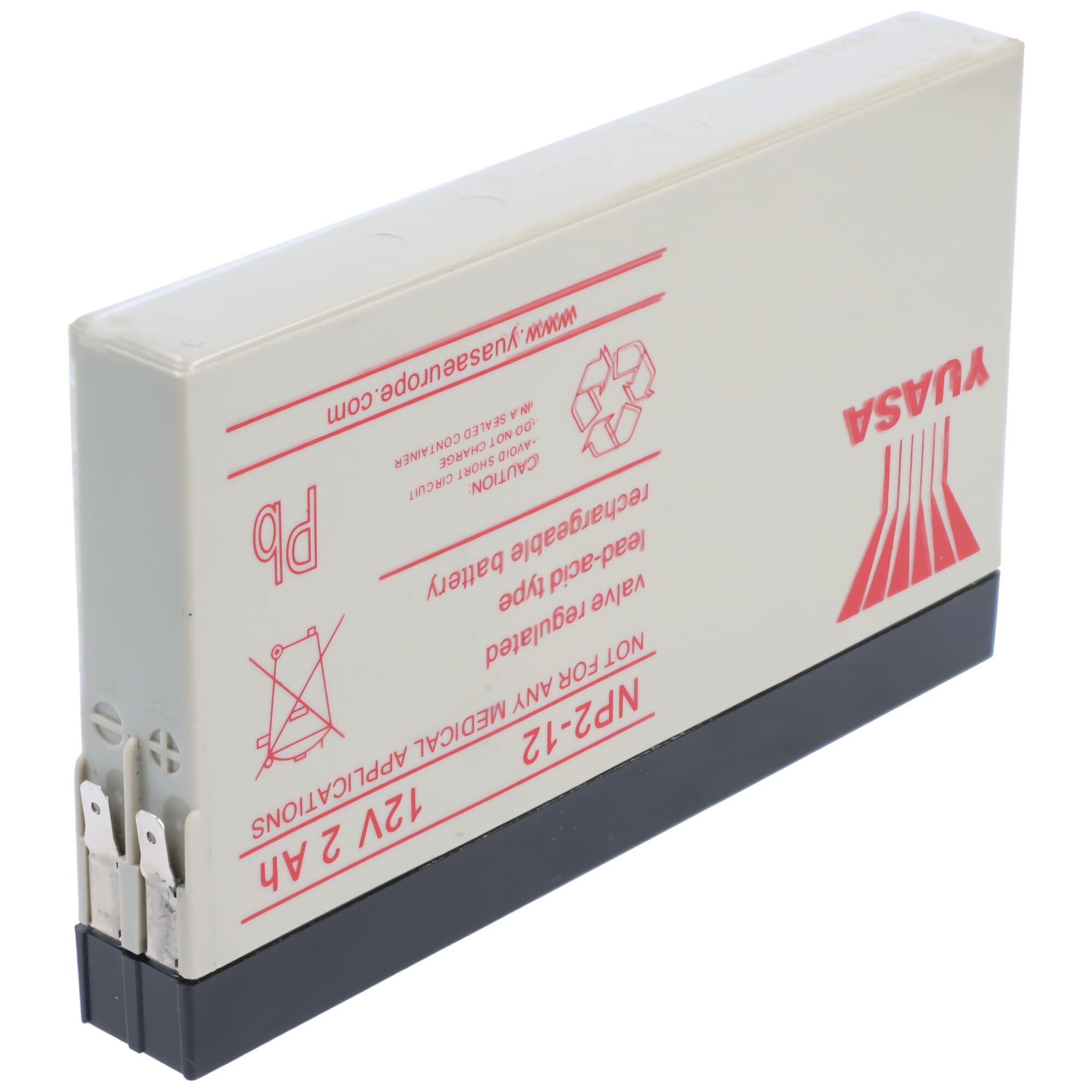 YUASA NP2-12 Batterie PB 12 Volt 2000mAh, modèle plus disponible, nous fournissons une alternative identique