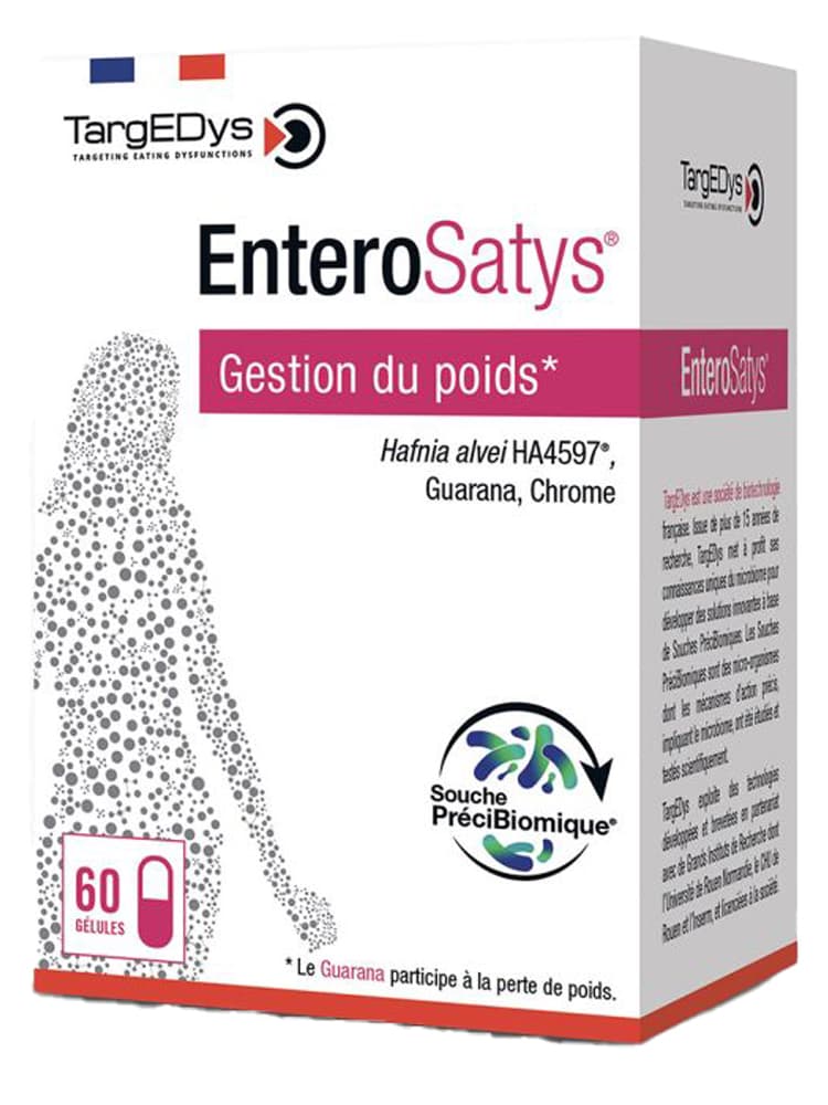 TargEDys EnteroSatys Gestion du Poids Guarana Chrome 60 gélules