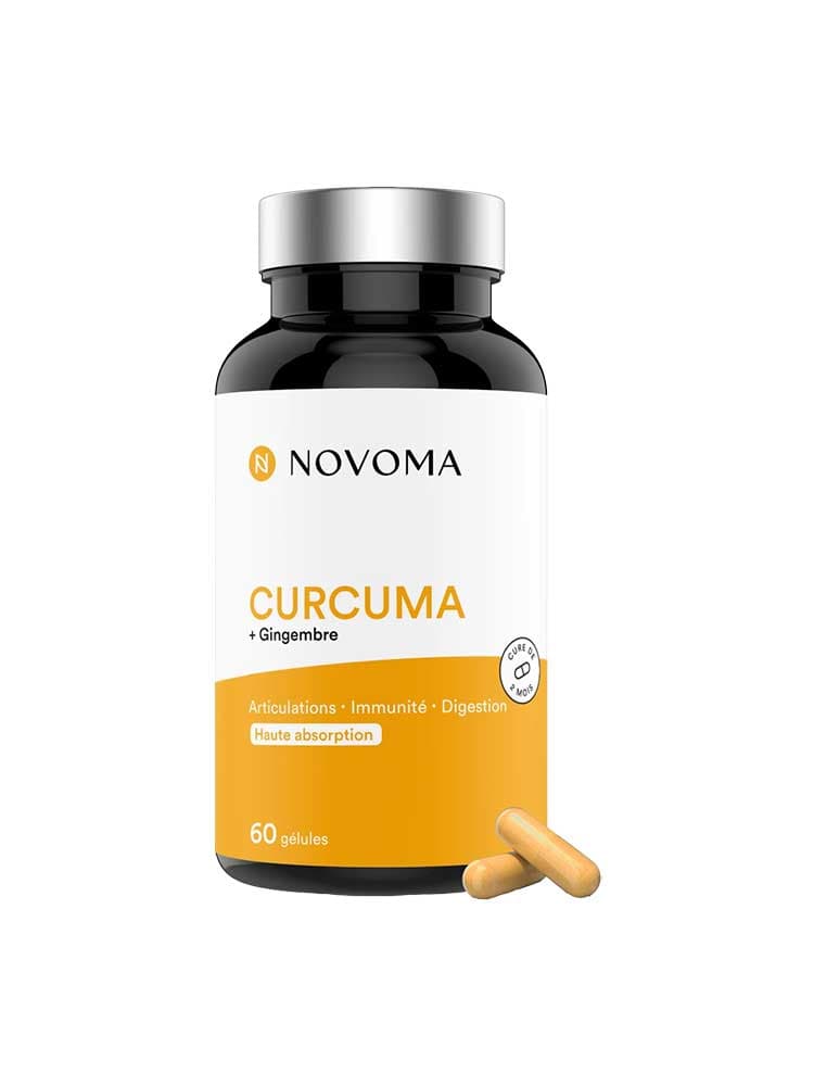Novoma Curcuma Articulations Immunité & Digestion 60 Gélules