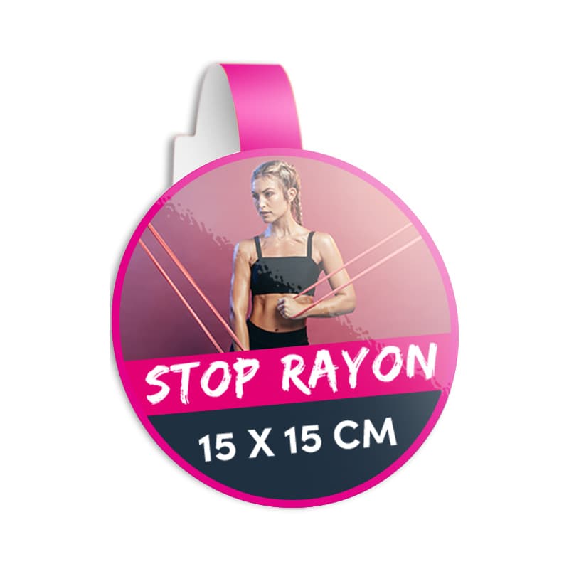200.00000 Stop-Rayons | Impression Stop Rayons Publicitaires 15 x 15 cm - Easyflyer