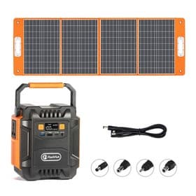 Flashfish A201 Station dalimentation 172WH 200W 220V + panneau solaire pliable TSP 18V 100W Kit dénergie durgence avec sortie DCUSB